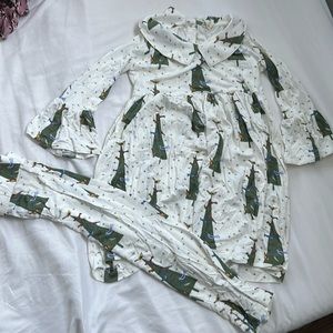 Kate Quinn dress and leggings